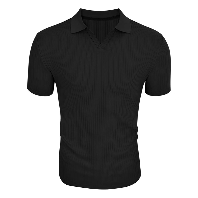 Polo shirt met korte mouwen en strepen 9A7B3C2D5