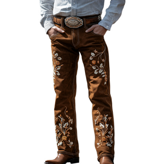 Oude versleten cowboybroek 7B3K1M2R4