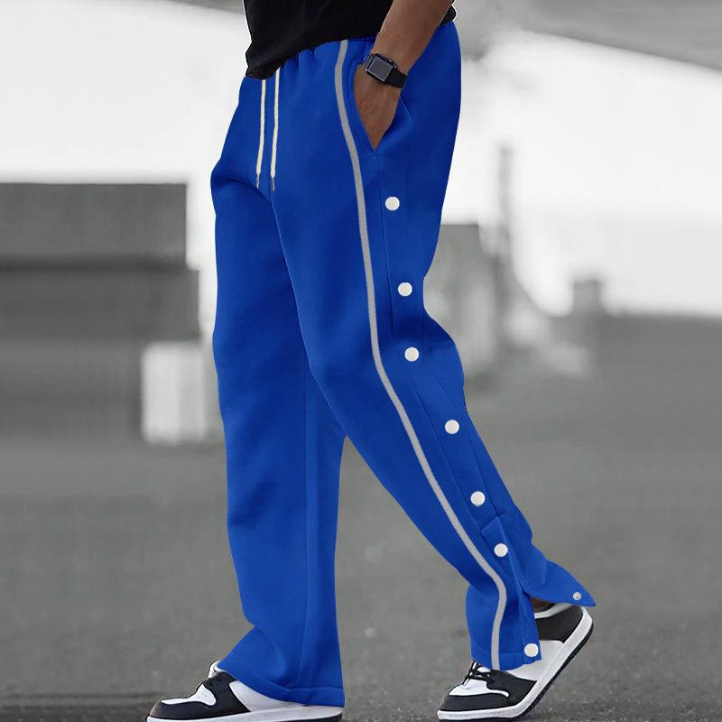 Losse sweatpants met knopen 7g3h1j4k2