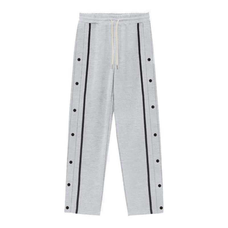 Losse sweatpants met knopen 7g3h1j4k2