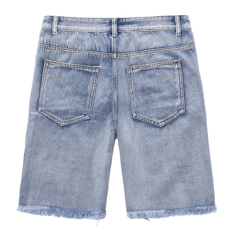 Retro gescheurde denim shorts 4F2B9G1H3