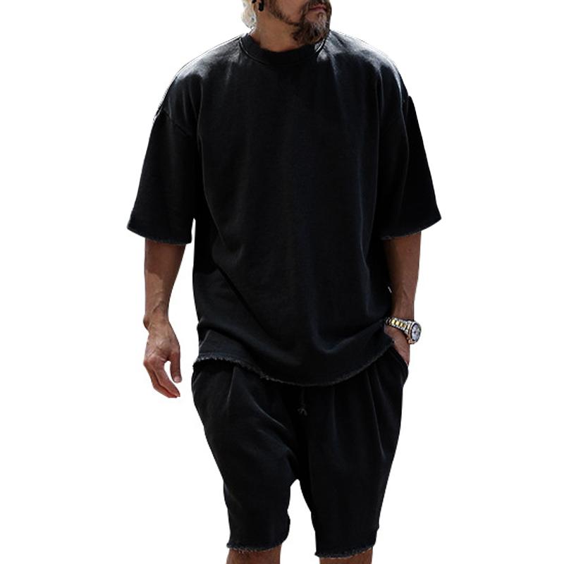 Korte mouw t-shirt en shorts 4827GJ3D